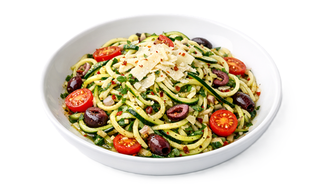 Zucchini Noodle Pasta Salad