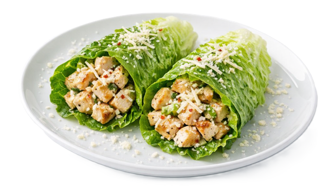 Chicken Caesar Lettuce Wrap