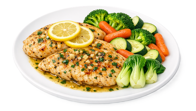 Lemon Herb Chicken Scallopini